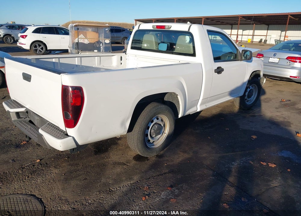 2012 CHEVROLET COLORADO WORK TRUCK VIN: 1GCCSBF95C8140625