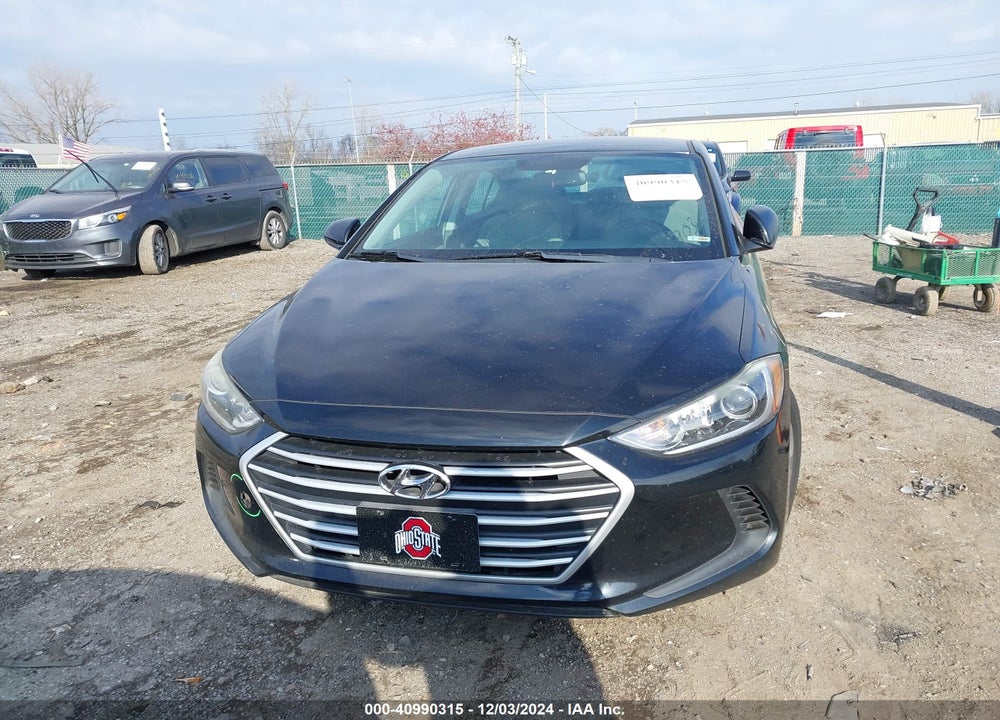 2017 HYUNDAI ELANTRA SE VIN: KMHD74LFXHU412754