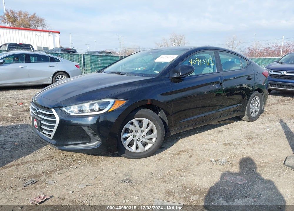 2017 HYUNDAI ELANTRA SE VIN: KMHD74LFXHU412754