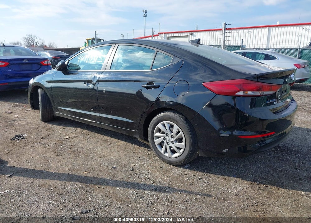 2017 HYUNDAI ELANTRA SE VIN: KMHD74LFXHU412754