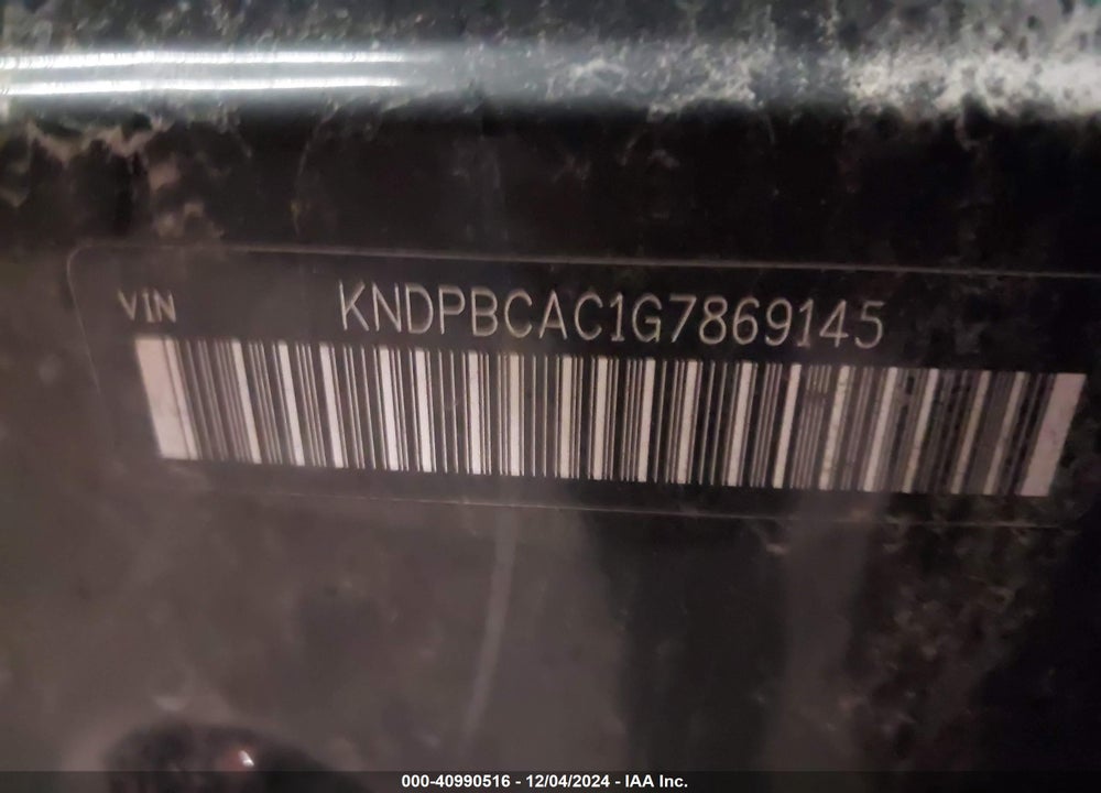 2016 KIA SPORTAGE LX VIN: KNDPBCAC1G7869145