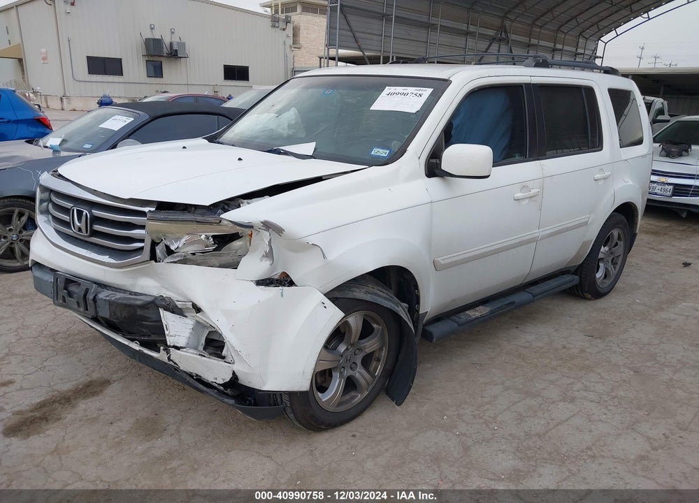2012 HONDA PILOT EX VIN: 5FNYF3H45CB025248