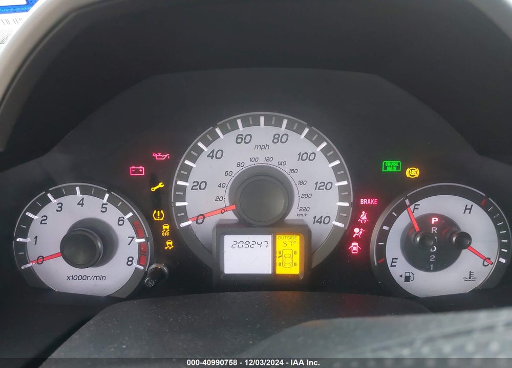 2012 HONDA PILOT EX VIN: 5FNYF3H45CB025248