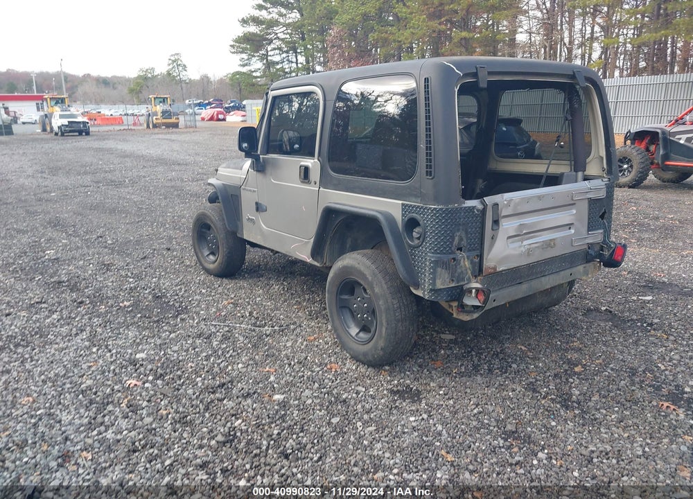 2001 ANGLER JEEP WR SPORT VIN: 1J4FA49S91P317684