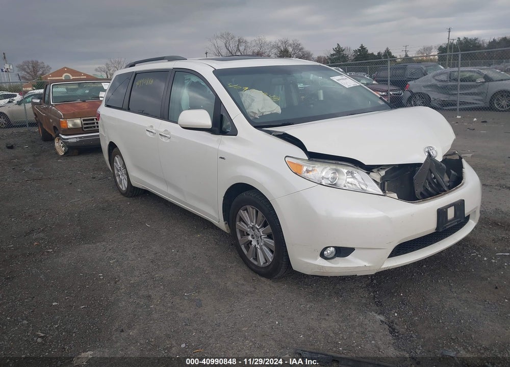 2017 TOYOTA SIENNA XLE LIMITED VIN: 5TDDZ3DC8HS165333