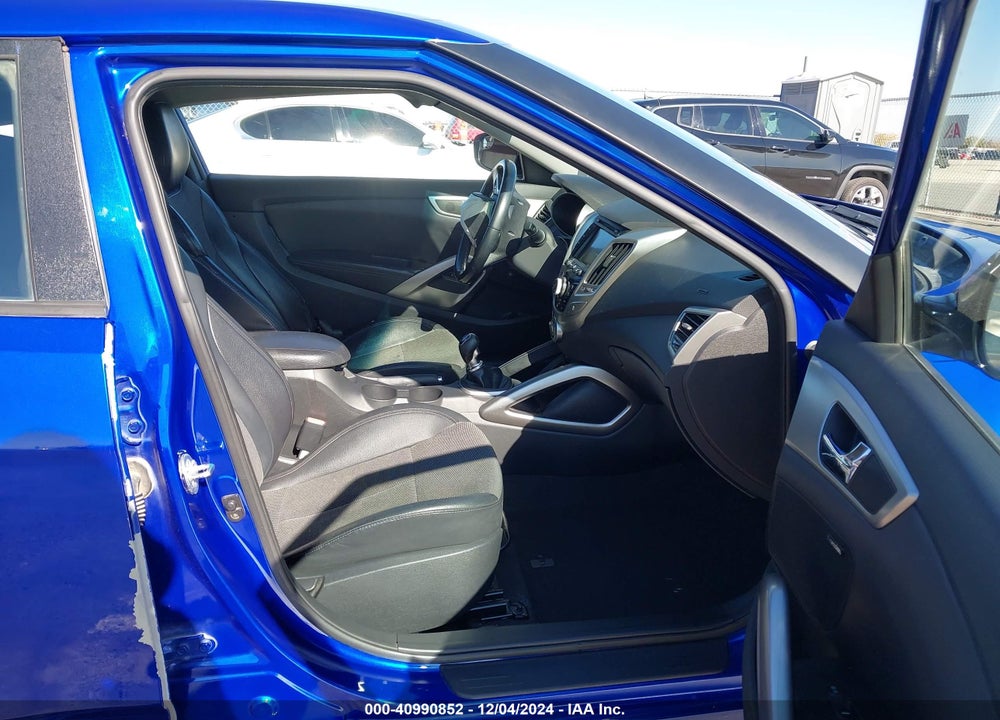 2014 HYUNDAI VELOSTER BASE W/BLACK VIN: KMHTC6AD7EU188763