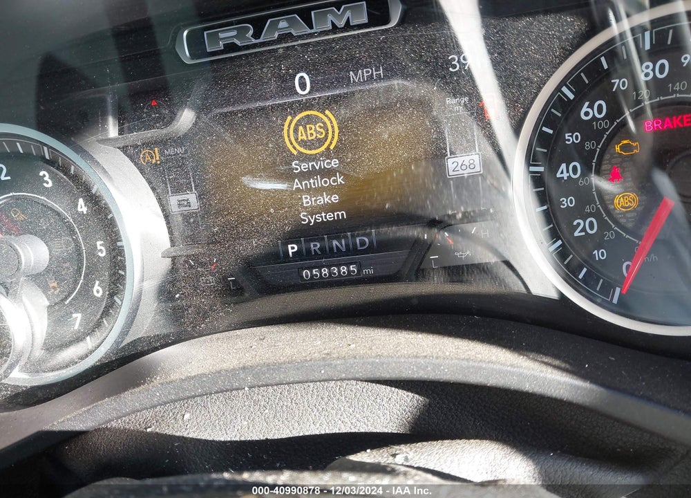 2019 RAM 1500 BIG HORN/LONE STAR 4X4 5'7 BOX VIN: 1C6RRFFG7KN917244
