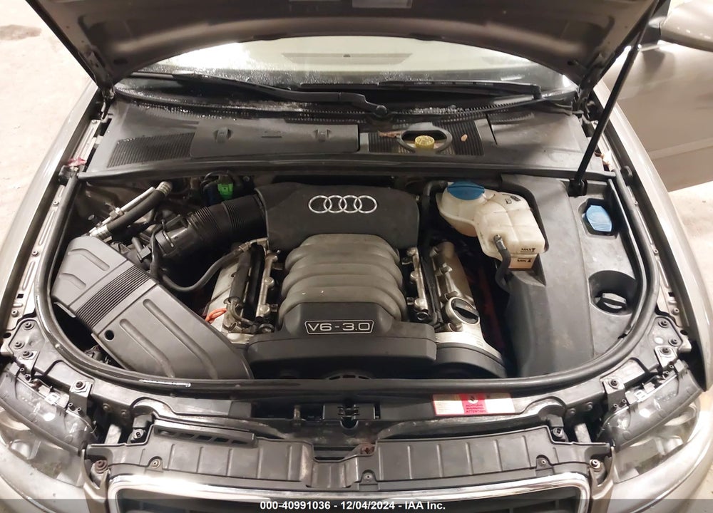 2006 AUDI A4 3.0 VIN: WAUDT48H46K010597