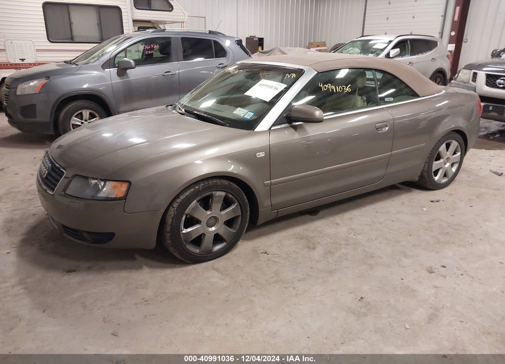 2006 AUDI A4 3.0 VIN: WAUDT48H46K010597
