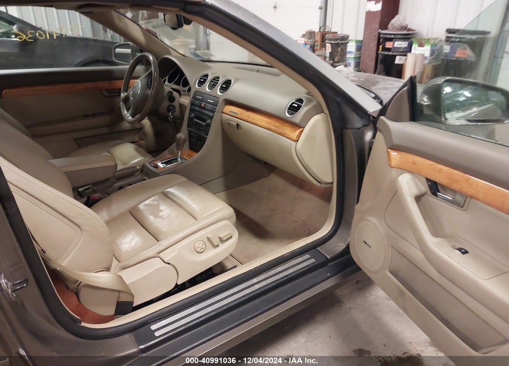 2006 AUDI A4 3.0 VIN: WAUDT48H46K010597