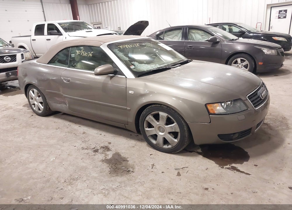 2006 AUDI A4 3.0 VIN: WAUDT48H46K010597