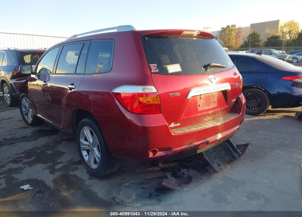 2008 TOYOTA HIGHLANDER LIMITED VIN: JTEES42A082043701