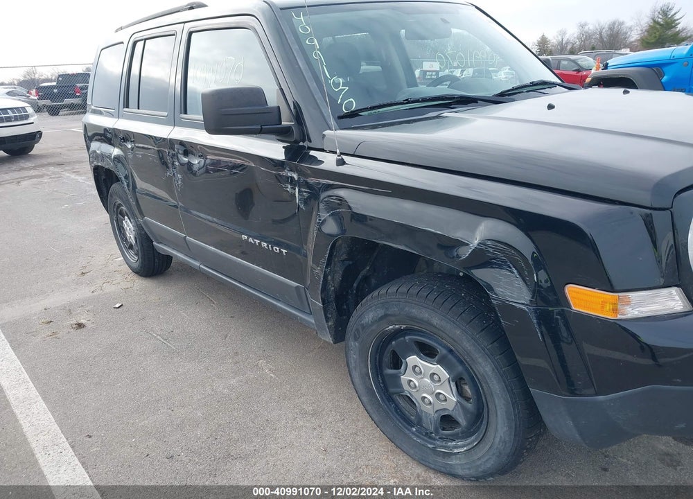 2013 JEEP PATRIOT SPORT VIN: 1C4NJPBA7DD246883