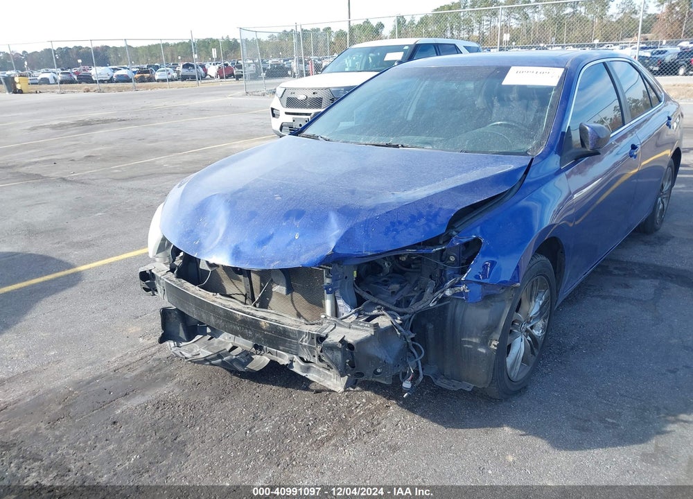2016 TOYOTA CAMRY SE VIN: 4T1BF1FK6GU586837