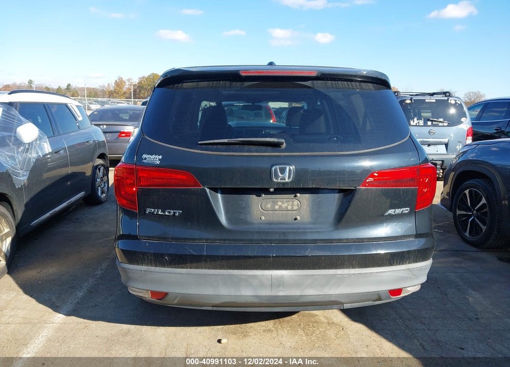 2016 HONDA PILOT EX-L VIN: 5FNYF6H76GB024031