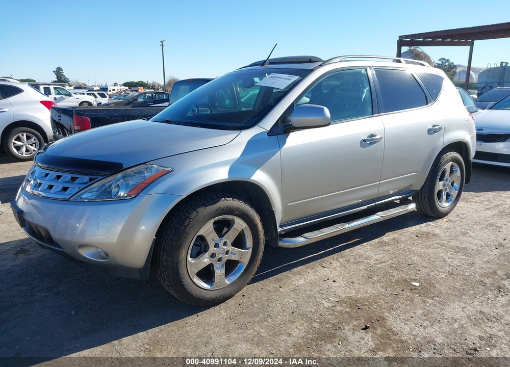 2003 NISSAN MURANO SL VIN: JN8AZ08T03W121979