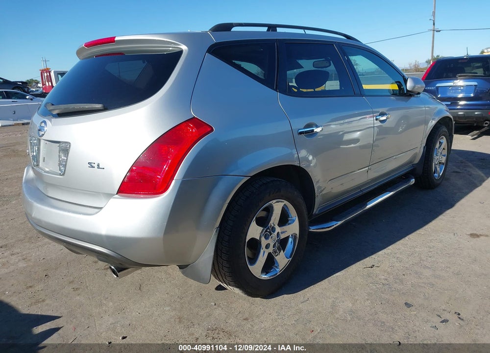 2003 NISSAN MURANO SL VIN: JN8AZ08T03W121979
