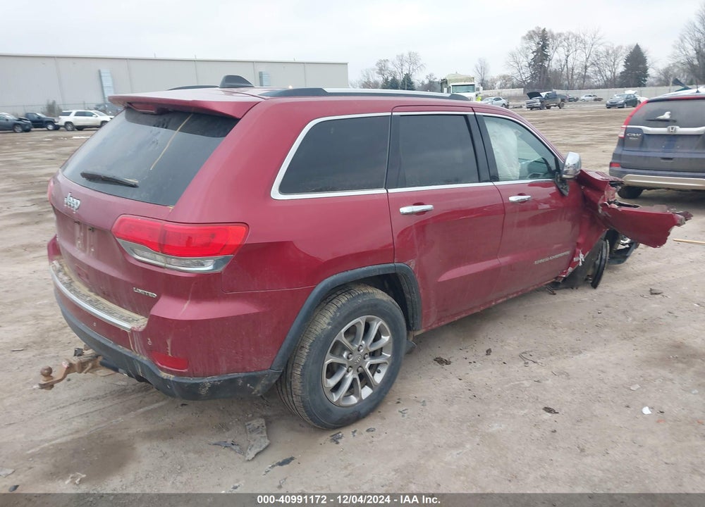 2015 JEEP GRAND CHEROKEE LIMITED VIN: 1C4RJFBG4FC899132