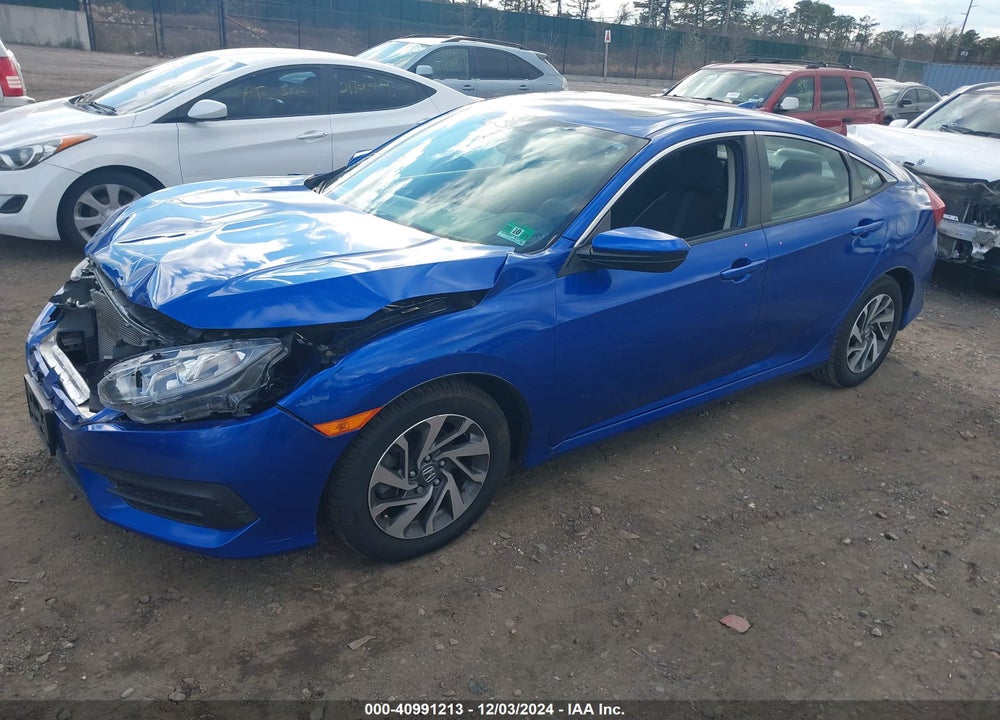 2018 HONDA CIVIC EX VIN: 2HGFC2F71JH577636