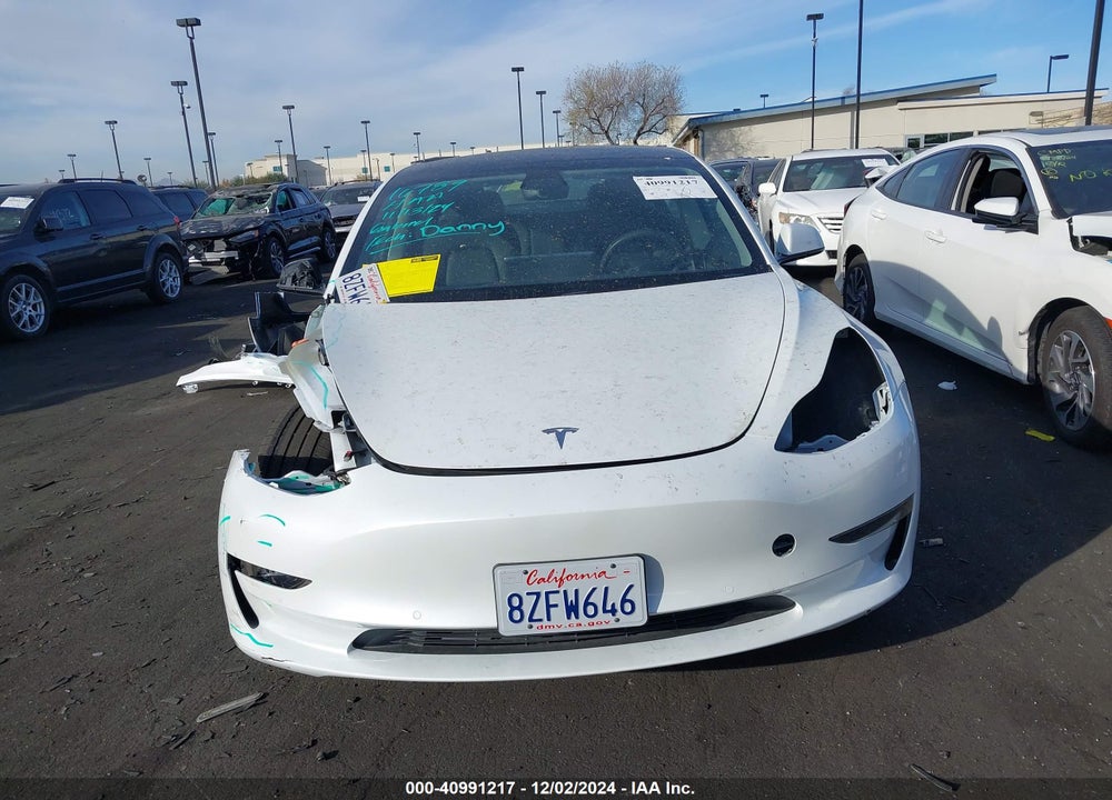 2022 TESLA MODEL 3 LONG RANGE DUAL MOTOR ALL-WHEEL DRIVE VIN: 5YJ3E1EBXNF118340