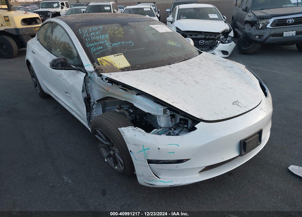 2022 TESLA MODEL 3 LONG RANGE DUAL MOTOR ALL-WHEEL DRIVE VIN: 5YJ3E1EBXNF118340