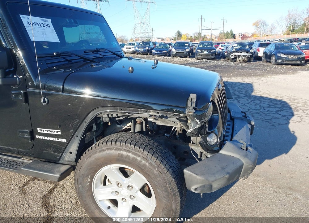 2015 JEEP WRANGLER SPORT VIN: 1C4AJWAG7FL611909