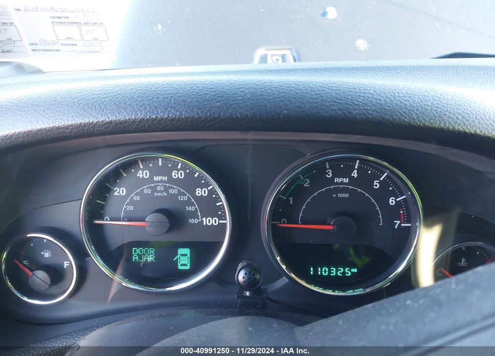 2015 JEEP WRANGLER SPORT VIN: 1C4AJWAG7FL611909