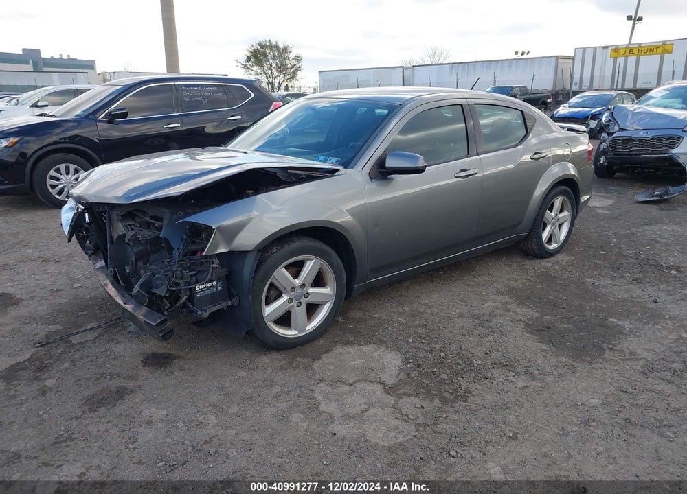 2012 DODGE AVENGER SXT VIN: 1C3CDZCB1CN312617