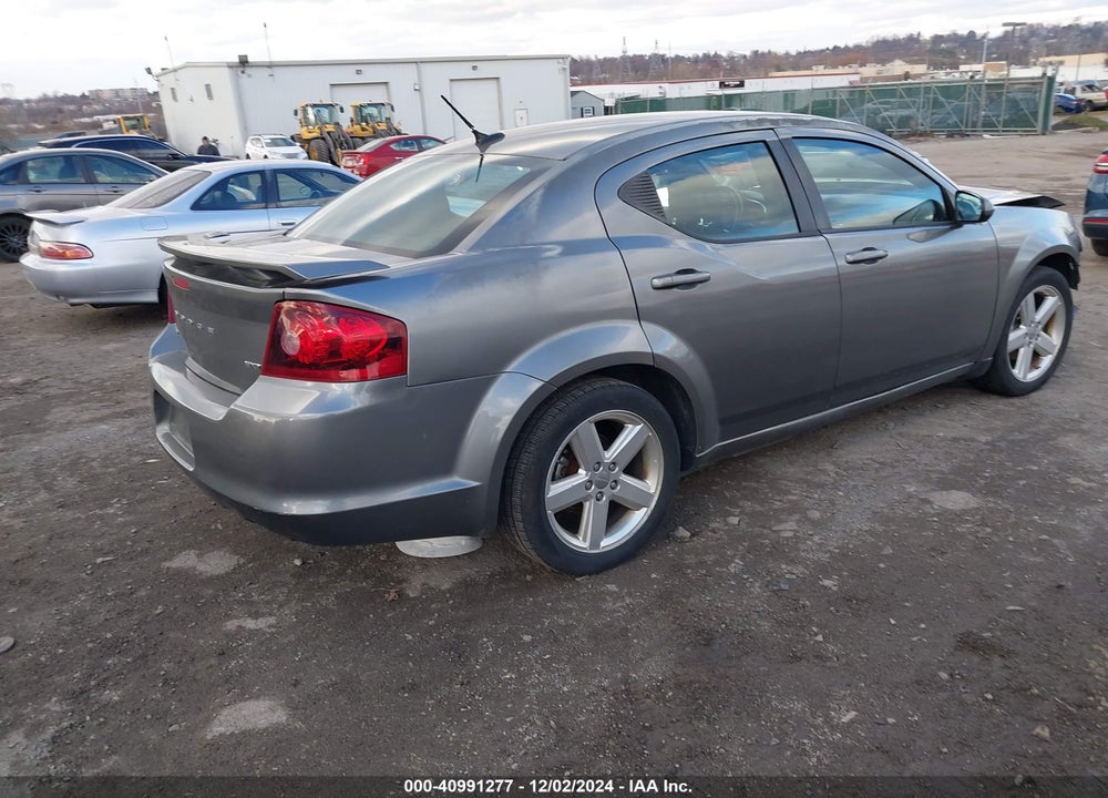 2012 DODGE AVENGER SXT VIN: 1C3CDZCB1CN312617
