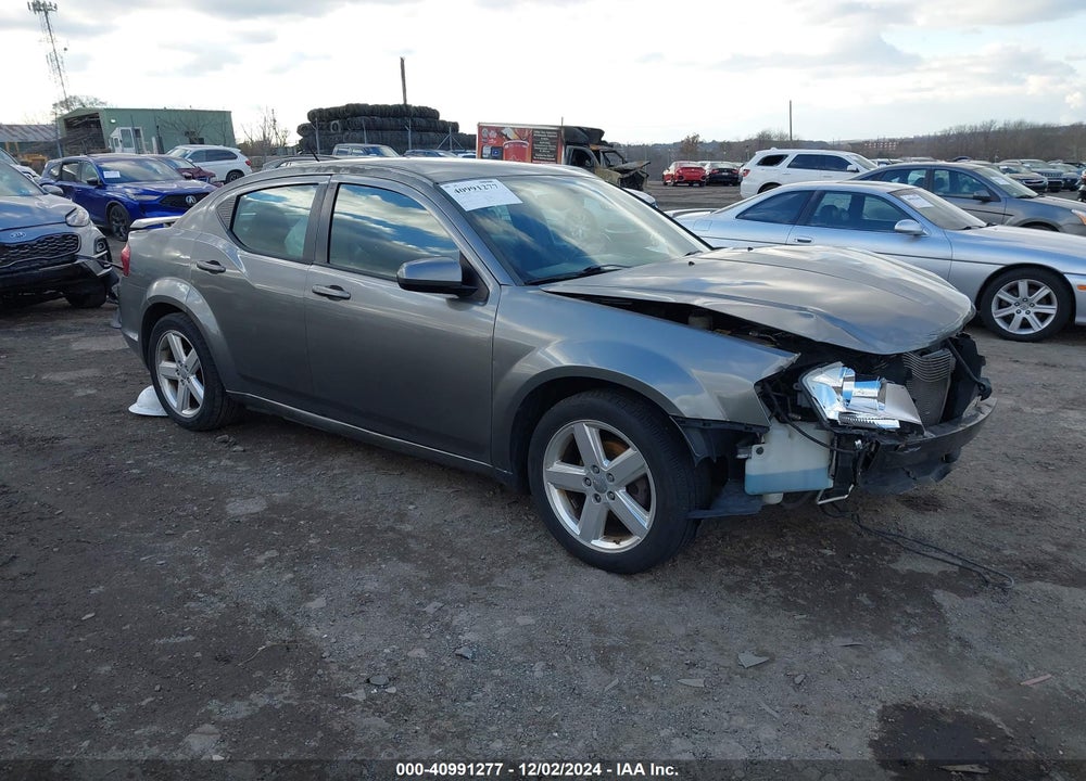 2012 DODGE AVENGER SXT VIN: 1C3CDZCB1CN312617