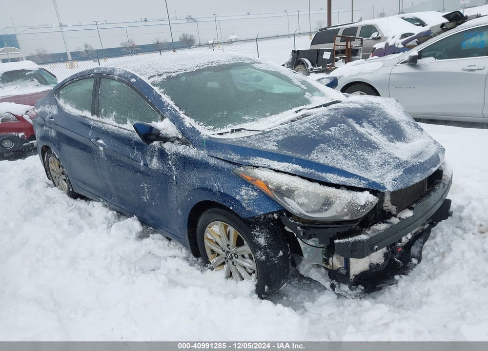 2015 HYUNDAI ELANTRA SE VIN: KMHDH4AE6FU381992