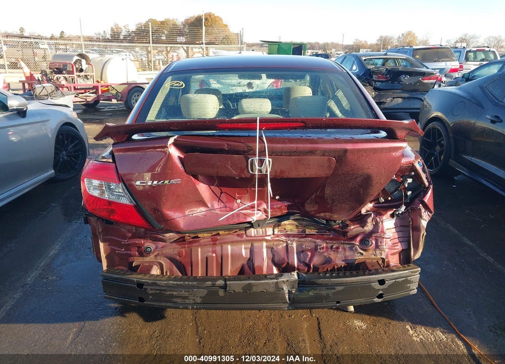 2012 HONDA CIVIC VIN: 19XFB2F82CE103154