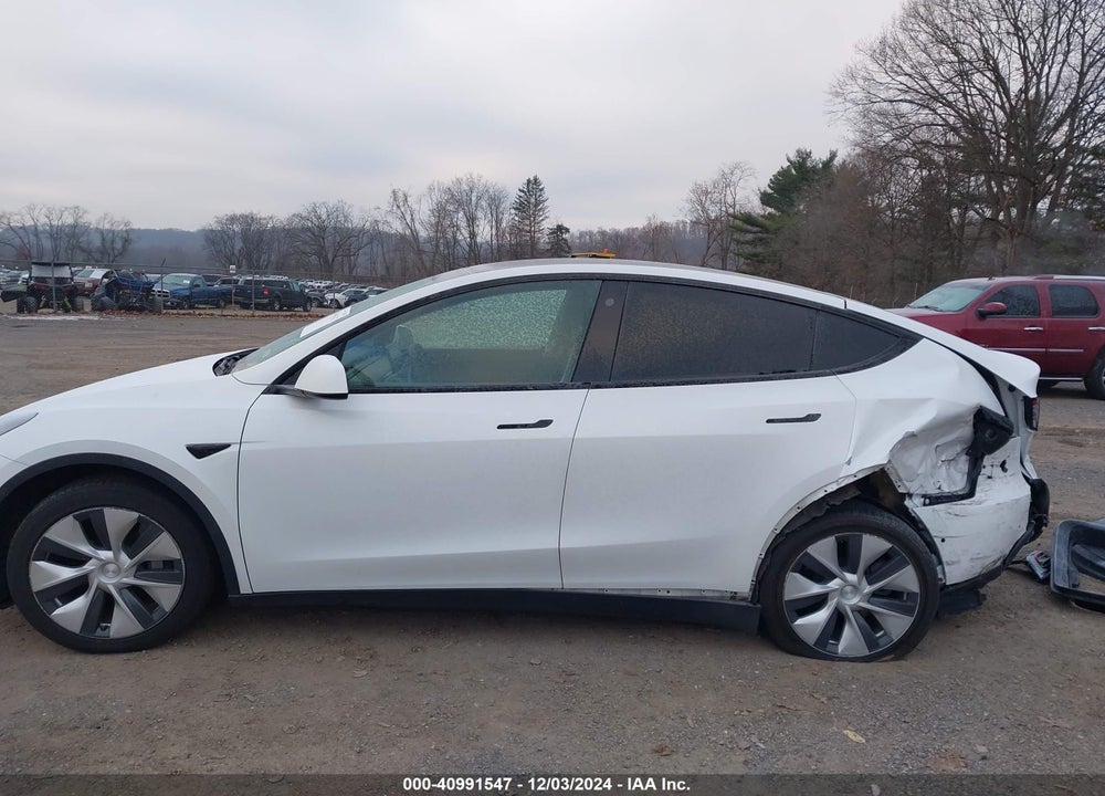 2021 TESLA MODEL Y LONG RANGE DUAL MOTOR ALL-WHEEL DRIVE VIN: 5YJYGDEE7MF202948