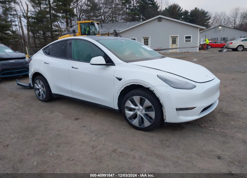 2021 TESLA MODEL Y LONG RANGE DUAL MOTOR ALL-WHEEL DRIVE VIN: 5YJYGDEE7MF202948