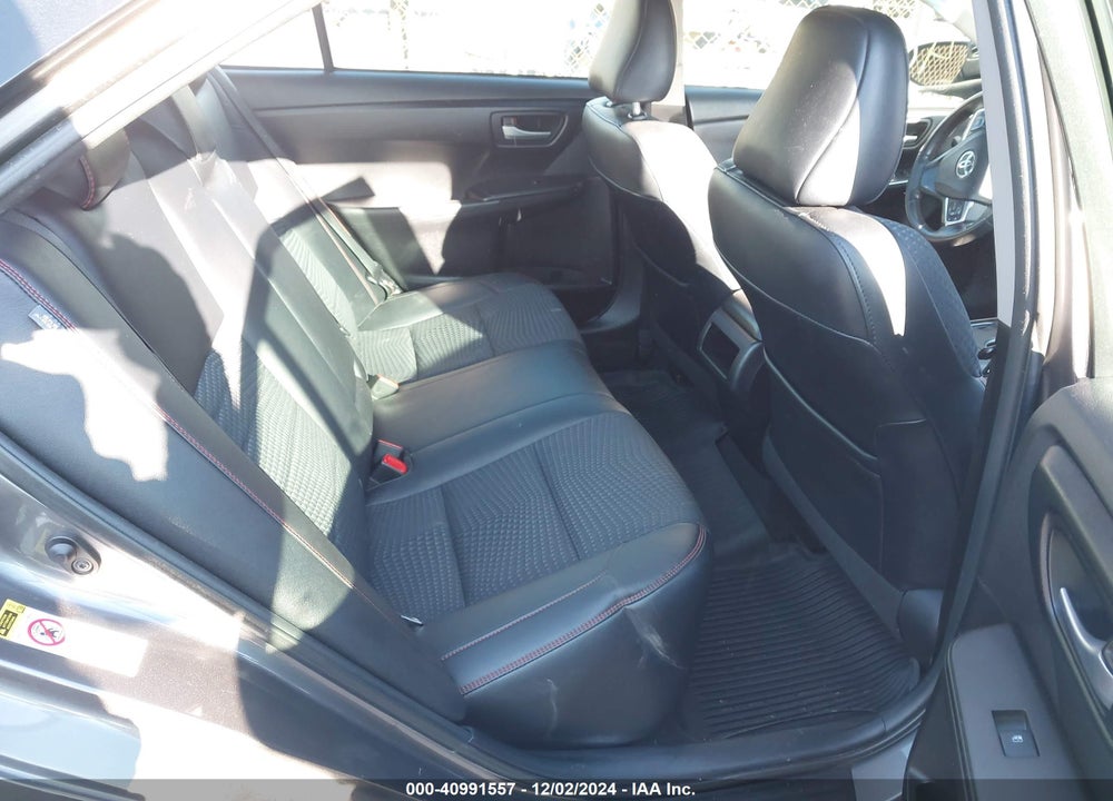 2015 TOYOTA CAMRY SE VIN: 4T1BF1FKXFU986608