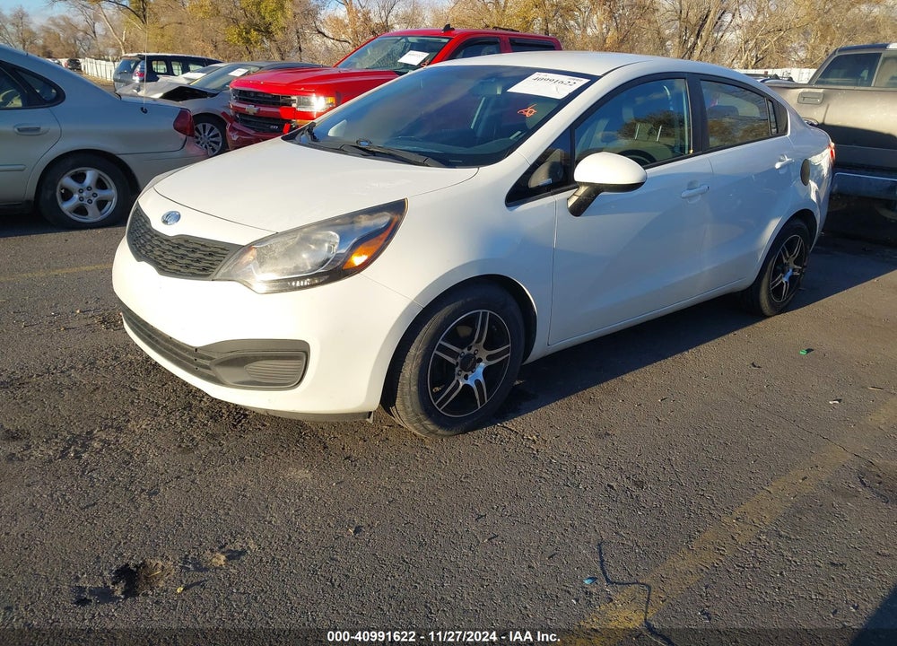 2014 KIA RIO LX VIN: KNADM4A35E6357343