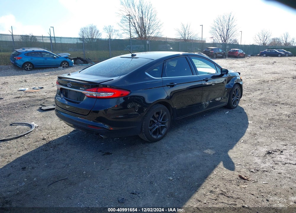 2018 FORD FUSION S VIN: 3FA6P0G75JR201361