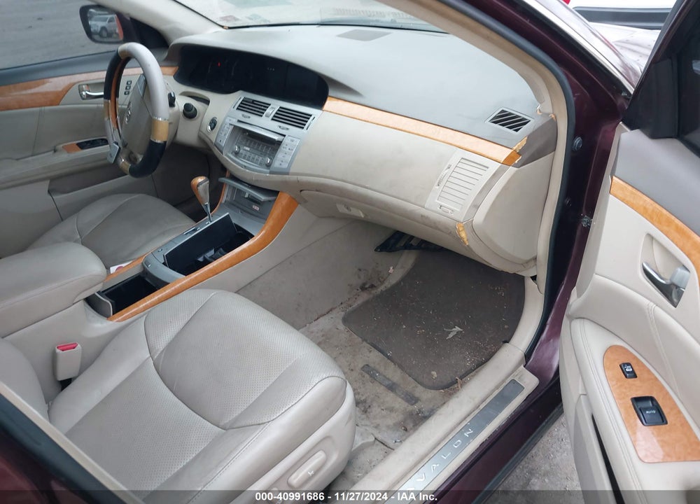 2007 TOYOTA AVALON LIMITED VIN: 4T1BK36B27U231249