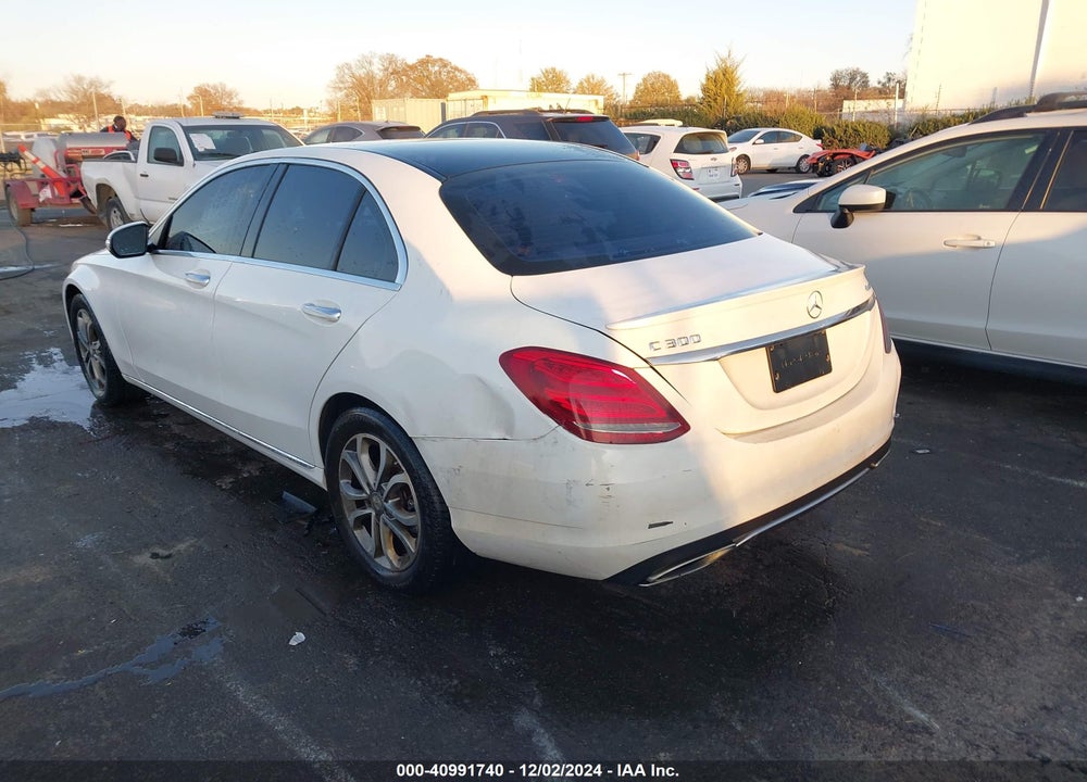 2015 MERCEDES-BENZ C 300 4MATIC/LUXURY 4MATIC/SPORT 4MATIC VIN: 55SWF4KB0FU086157