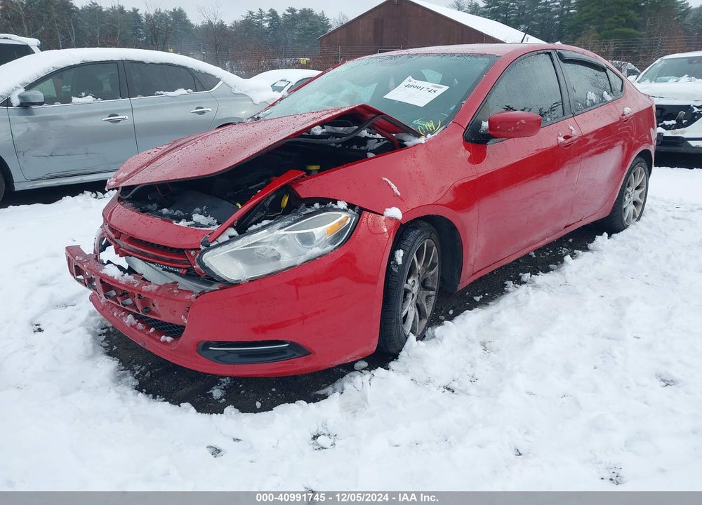 2013 DODGE DART SXT VIN: 1C3CDFBA2DD154481