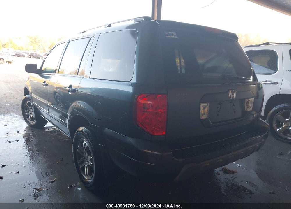 2005 HONDA PILOT EX-L VIN: 5FNYF18585B007746