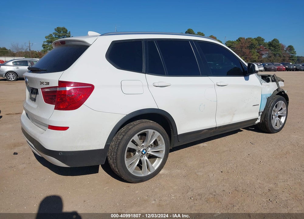 2016 BMW X3 XDRIVE28I VIN: 5UXWX9C56G0D65652