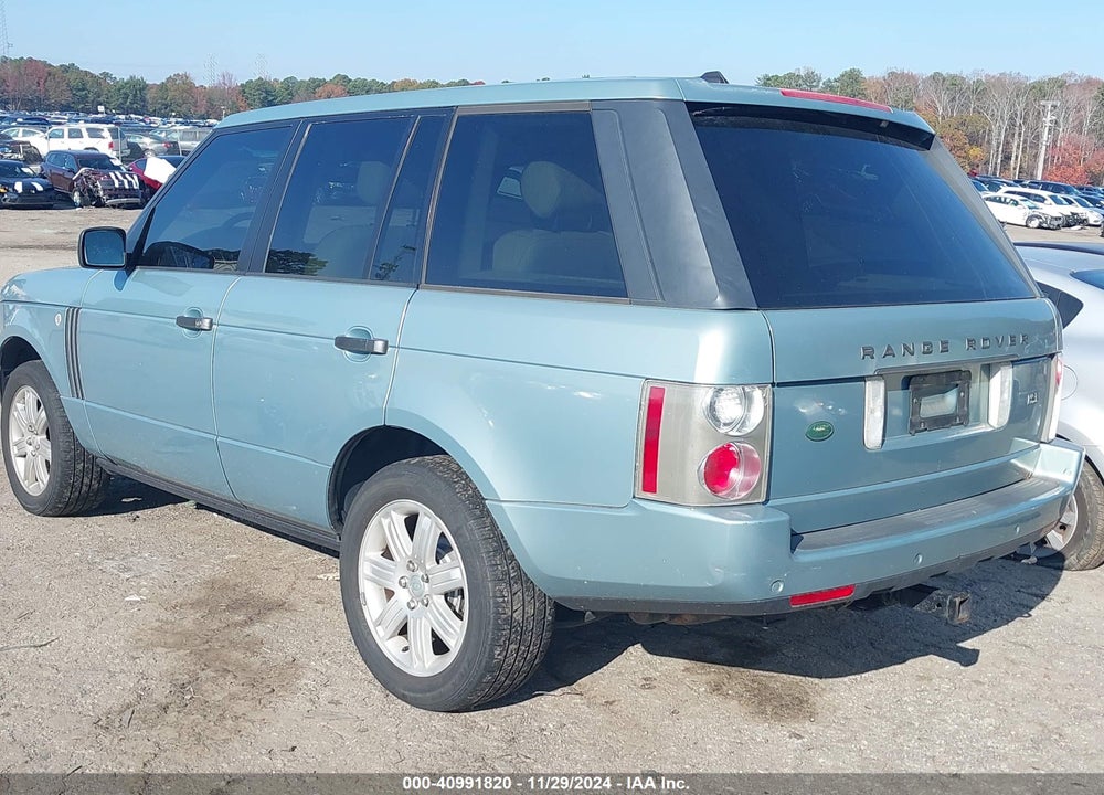 2008 LAND ROVER RANGE ROVER HSE VIN: SALME15468A267162