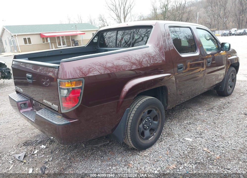 2008 HONDA RIDGELINE RT VIN: 2HJYK16248H526145