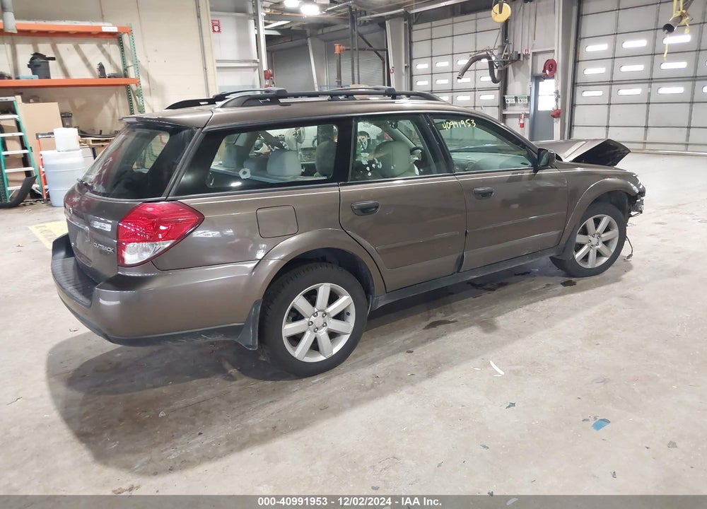 2008 SUBARU OUTBACK 2.5I/2.5I L.L. BEAN EDITION VIN: 4S4BP61C587355647