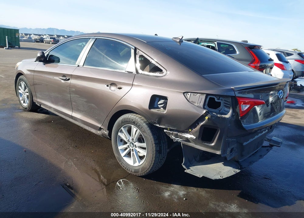 2016 HYUNDAI SONATA SE VIN: 5NPE24AF7GH410348