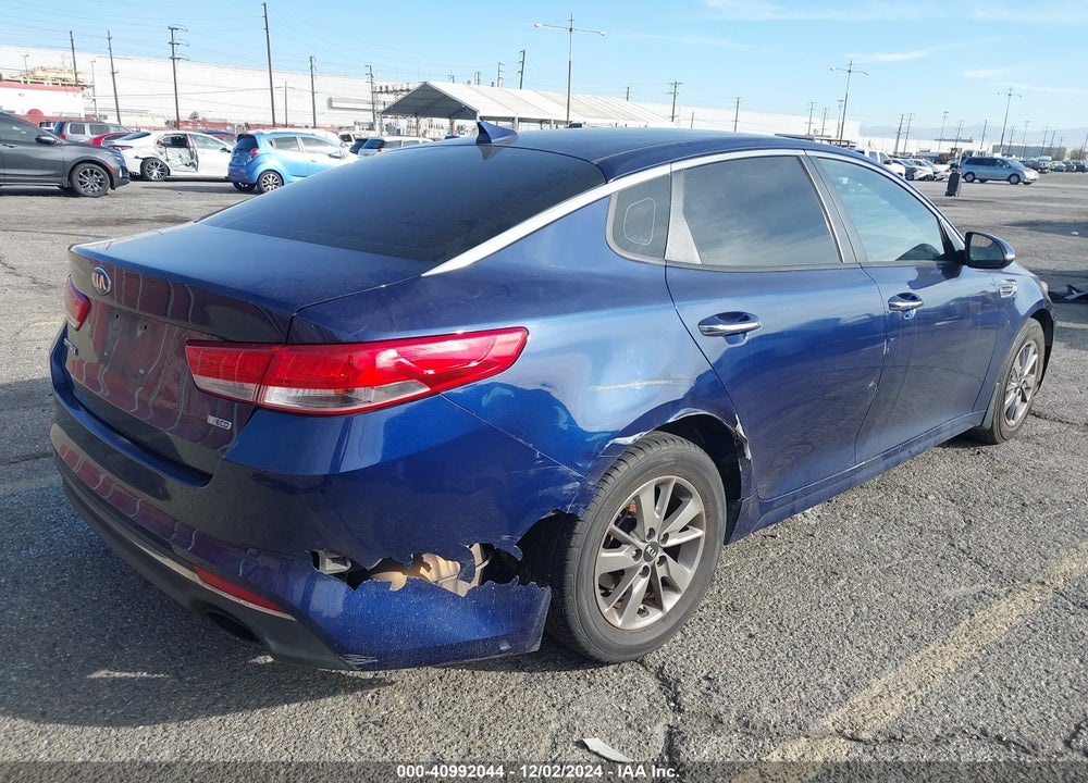 2016 KIA OPTIMA LX TURBO VIN: 5XXGT4L10GG087053