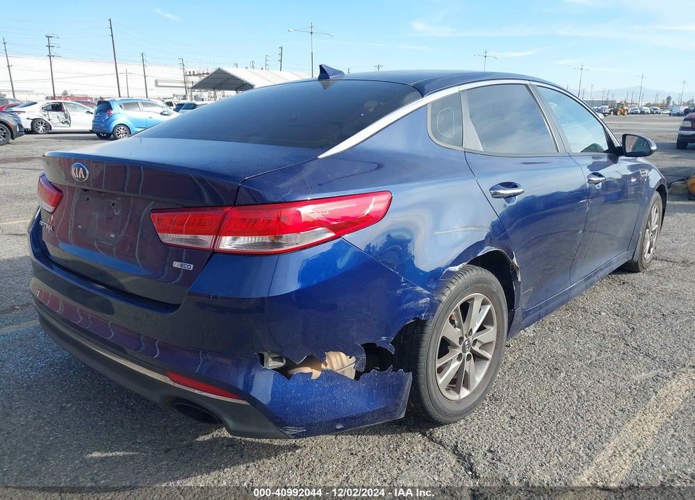 2016 KIA OPTIMA LX TURBO VIN: 5XXGT4L10GG087053