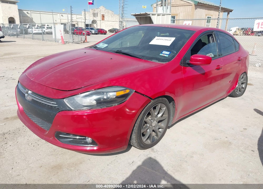 2014 DODGE DART SXT VIN: 1C3CDFBB2ED868931
