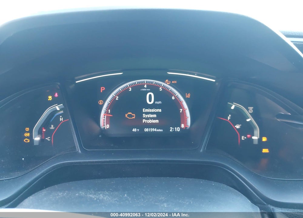 2019 HONDA CIVIC SPORT VIN: SHHFK7H48KU228108